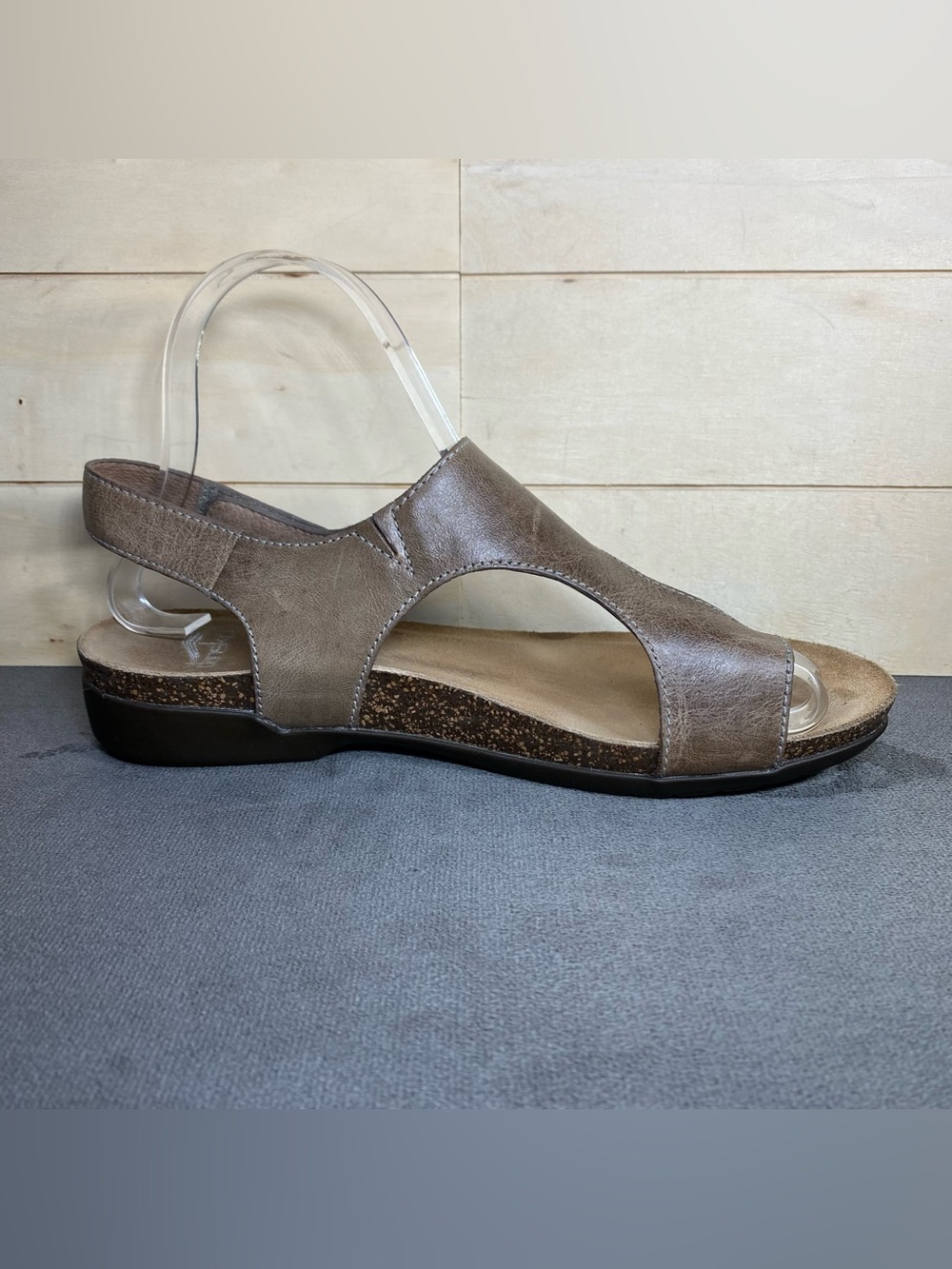 Dansko Reece Sandals Brown Leather Women's Size 7 Shoes EU37 Slingback - Picture 3 of 11